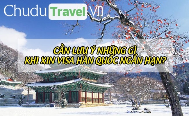 Cần lưu ý những gì khi xin visa Hàn Quốc ngắn hạn?