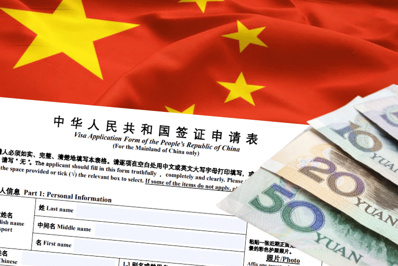 Lệ phí xin visa Trung Quốc